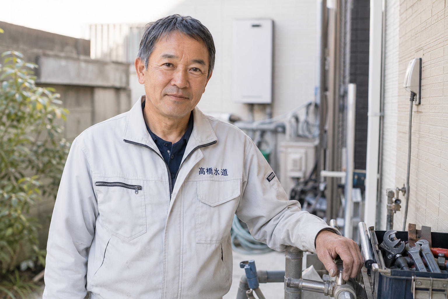 髙橋水道の現場の様子