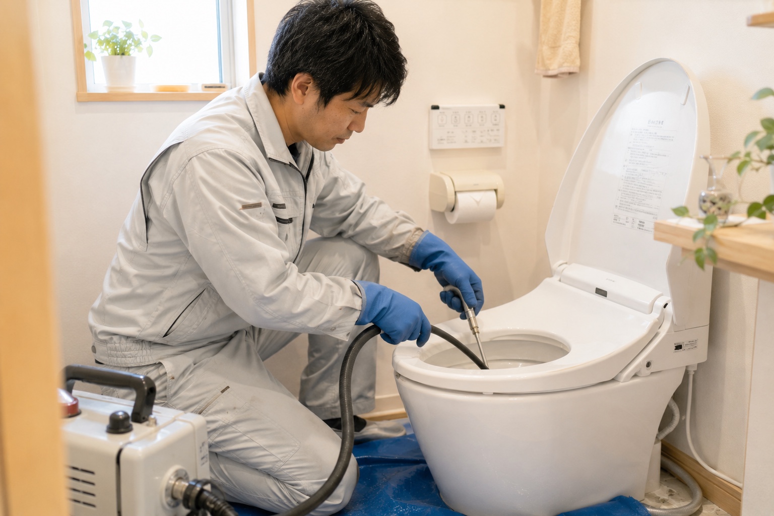 トイレつまり修理の施工事例